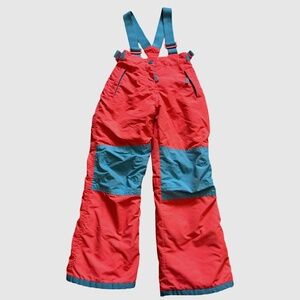 Boden Bright Red-Orange/Teal, Ski/Snow Pants (6-7Y)